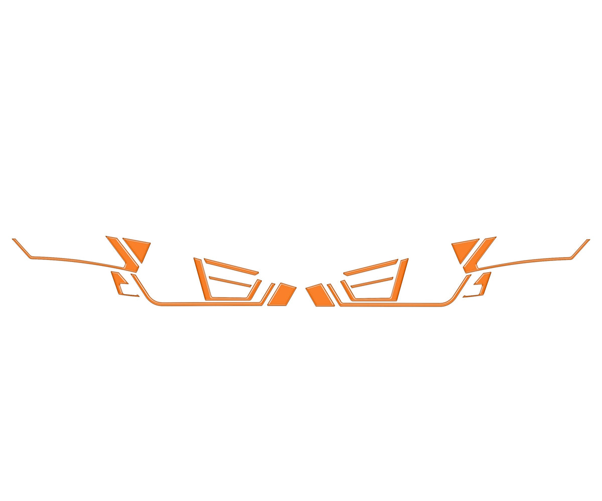 Tufskinz Headlight Assembly Kit Accent Trim Fits 2015-2019 Polaris Slingshot