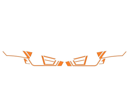 Tufskinz Headlight Assembly Kit Accent Trim Fits 2015-2019 Polaris Slingshot