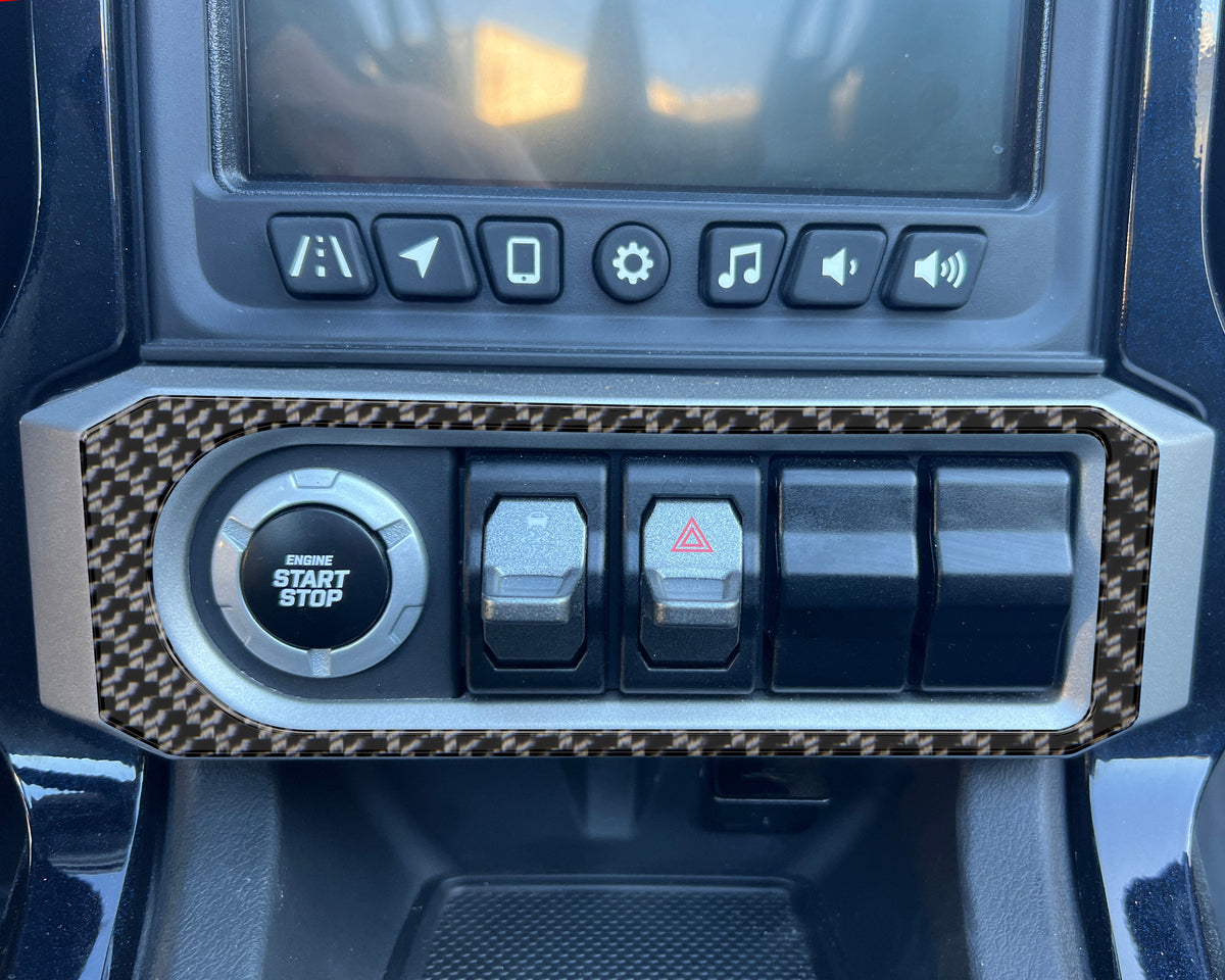 Tufskinz Dash Switch Surround Accent Trim Fits 2020-2027 Polaris Slingshot