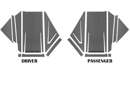 Tufskinz Dashboard Accent Trim With Custom Text Option Fits 2020-2026 Polaris Slingshot