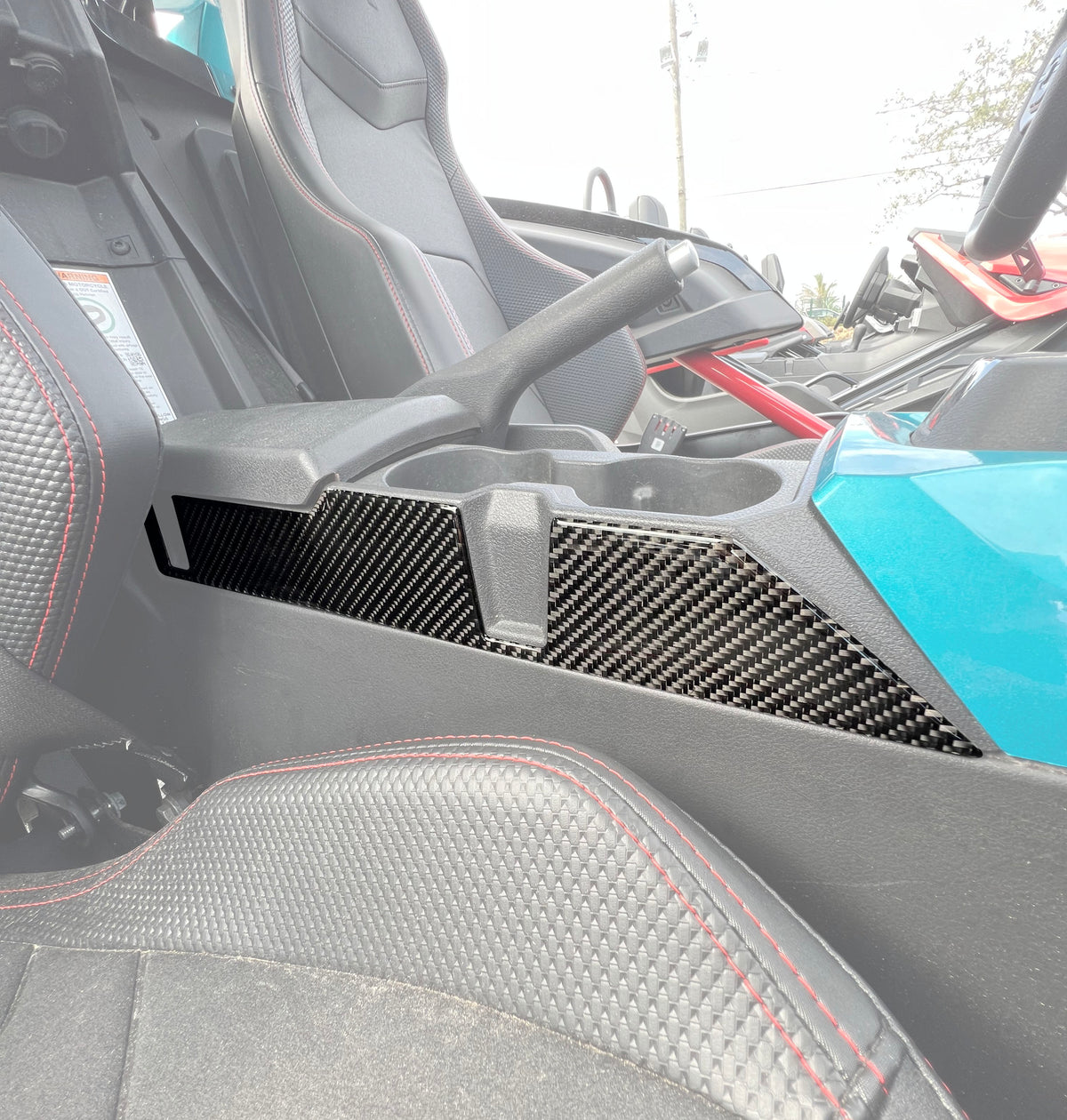 Tufskinz Center Console Side Accent Trim Fits 2022-2027 Polaris Slingshot