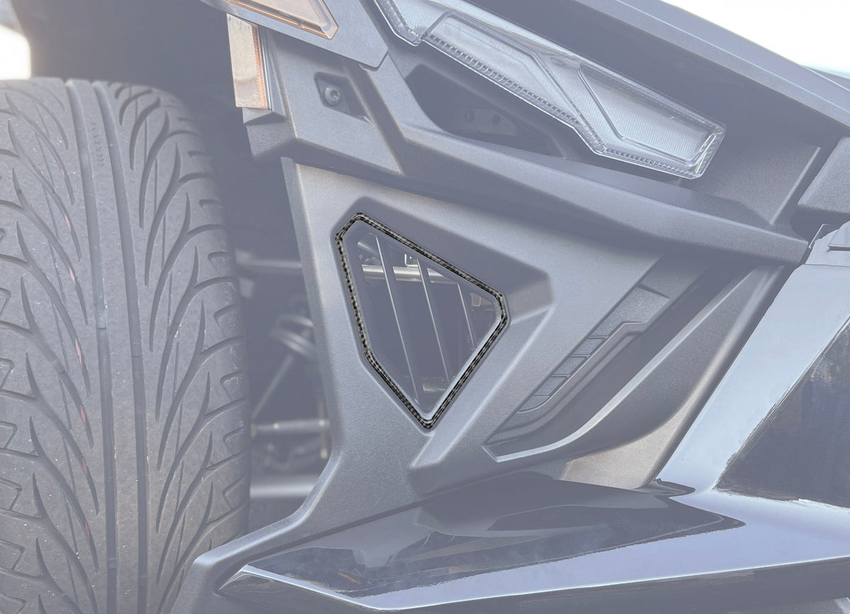 Tufskinz Front Fender Vent Accent Trim Fits 2020-2027 Polaris Slingshot