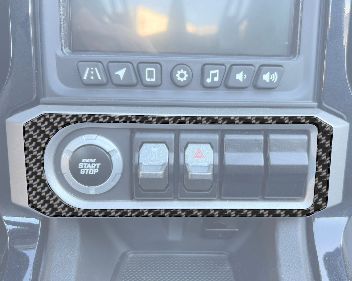 Tufskinz Dash Switch Surround Accent Trim Fits 2020-2027 Polaris Slingshot