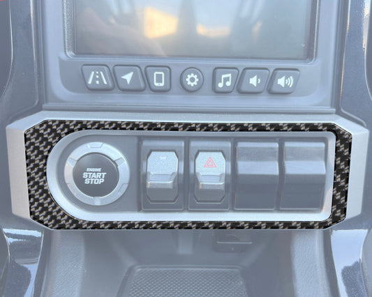 Tufskinz Dash Switch Surround Accent Trim Fits 2020-2027 Polaris Slingshot