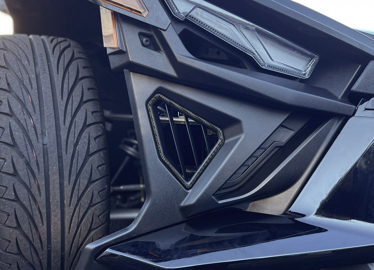 Tufskinz Front Fender Vent Accent Trim Fits 2020-2027 Polaris Slingshot