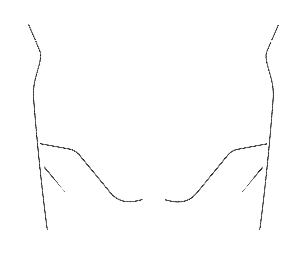 Tufskinz Side Body Lines Accent Trim Fits 2015-2027 Polaris Slingshot