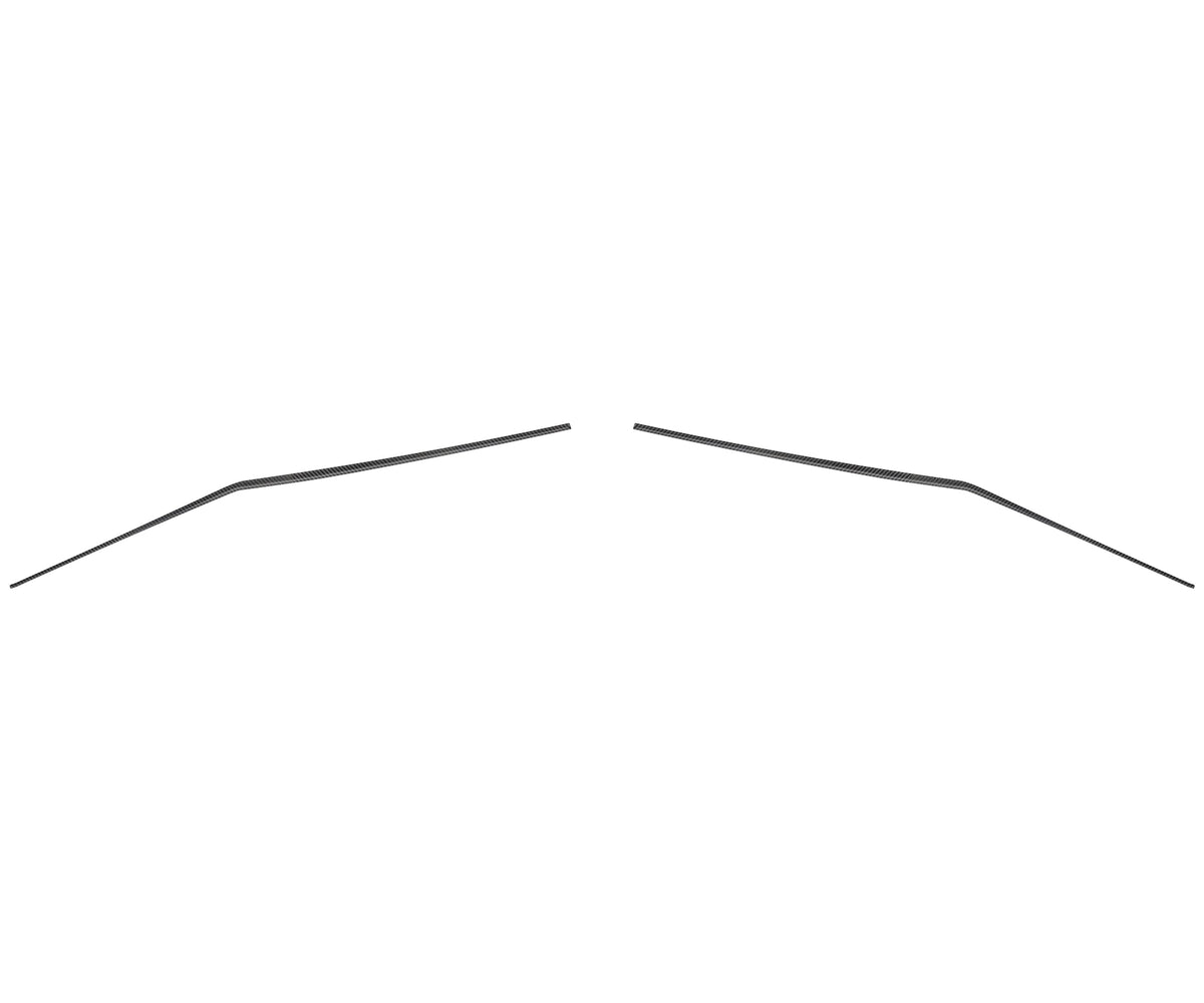 Tufskinz Upper Brow Accent Trim Fits 2015-2027 Polaris Slingshot