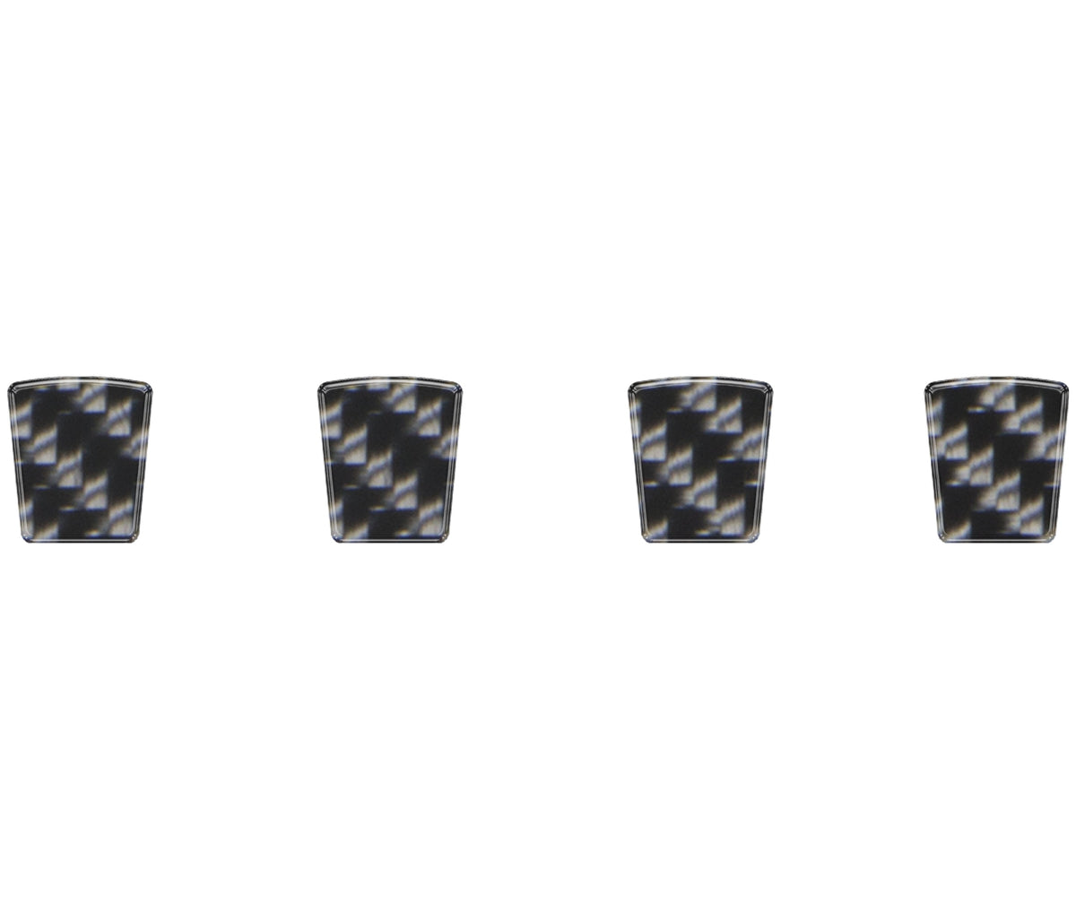 Tufskinz Center Dash Push Button Inserts Fits 2020-2027 Polaris Slingshot