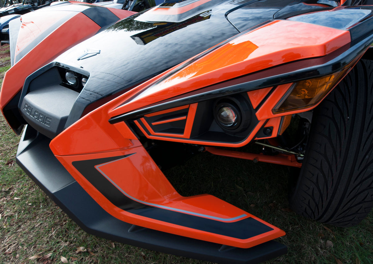 Tufskinz Headlight Assembly Kit Accent Trim Fits 2015-2019 Polaris Slingshot