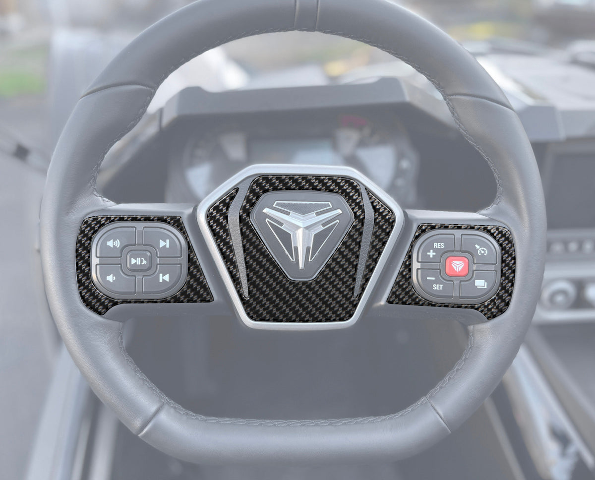 Tufskinz Steering Wheel Accent Trim Fits 2020-2027 Polaris Slingshot
