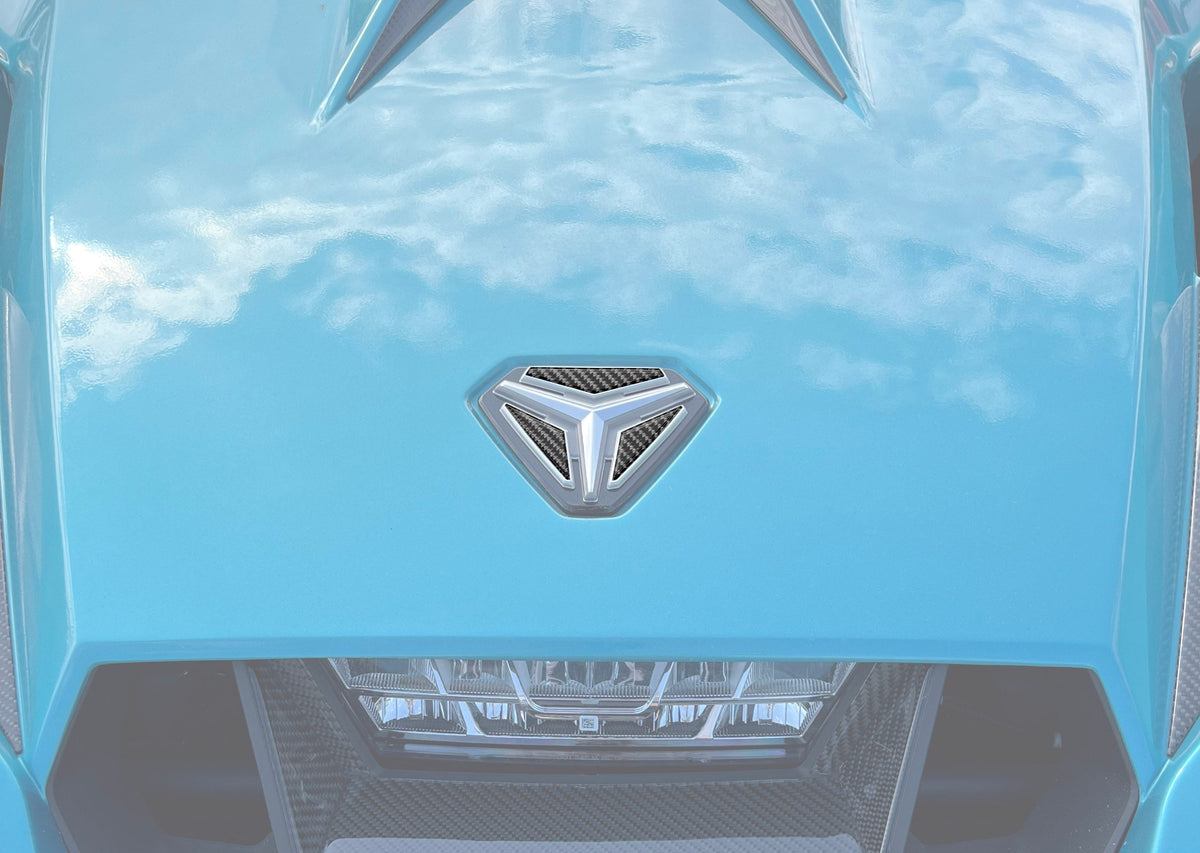 Tufskinz Hood Emblem Inserts Fits 2015-2027 Polaris Slingshot