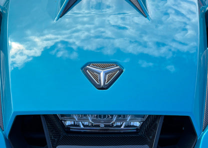 Tufskinz Hood Emblem Inserts Fits 2015-2027 Polaris Slingshot