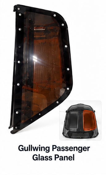 Twist Dynamics Gullwing Passenger Glass Panel (2015–2026) — manufacturer photo 1