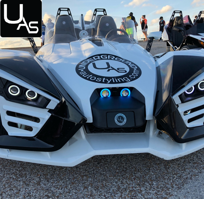 UAS Polaris Slingshot Front End Side Gap Filler Grilles