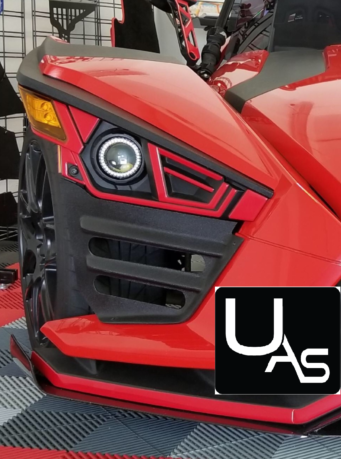 UAS Polaris Slingshot Front End Side Gap Filler Grilles