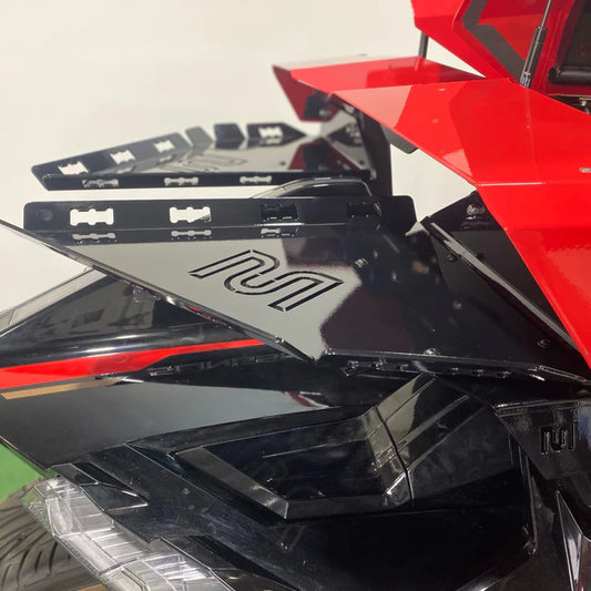 MADSTAD ENGINEERING LUGGAGE RACK SYSTEM (GLOSS BLACK) FOR THE POLARIS SLINGSHOT (2015-2024)