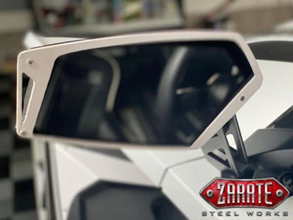 Zarate Steel Works Polaris Slingshot Side View Mirror Bezel Trim Kit (Pair)