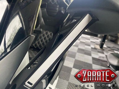 Zarate Steel Works Polaris Slingshot Side View Mirror Arm Trim Kit (Pair)