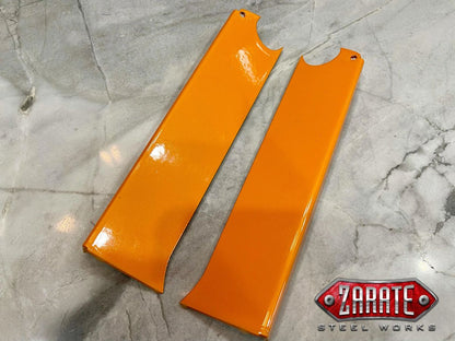 Zarate Steel Works Polaris Slingshot Side View Mirror Arm Accents (Pair) - Smooth Design
