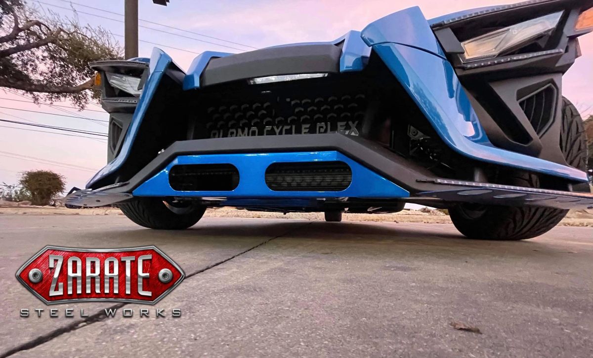 Zarate Steel Works Polaris Slingshot Front Bumper Lower Accent / Skid Plate - Duo (2020-2024+)