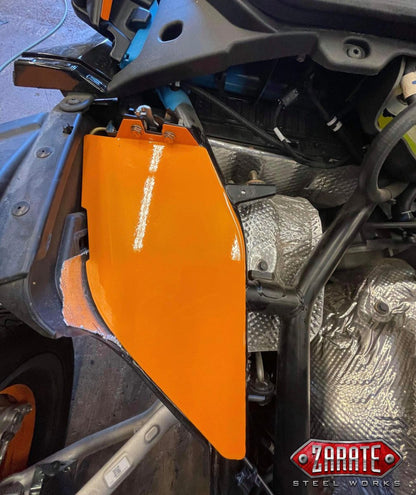 Zarate Steel Works Polaris Slingshot Under Hood Accent Panels (Pair) - Smooth