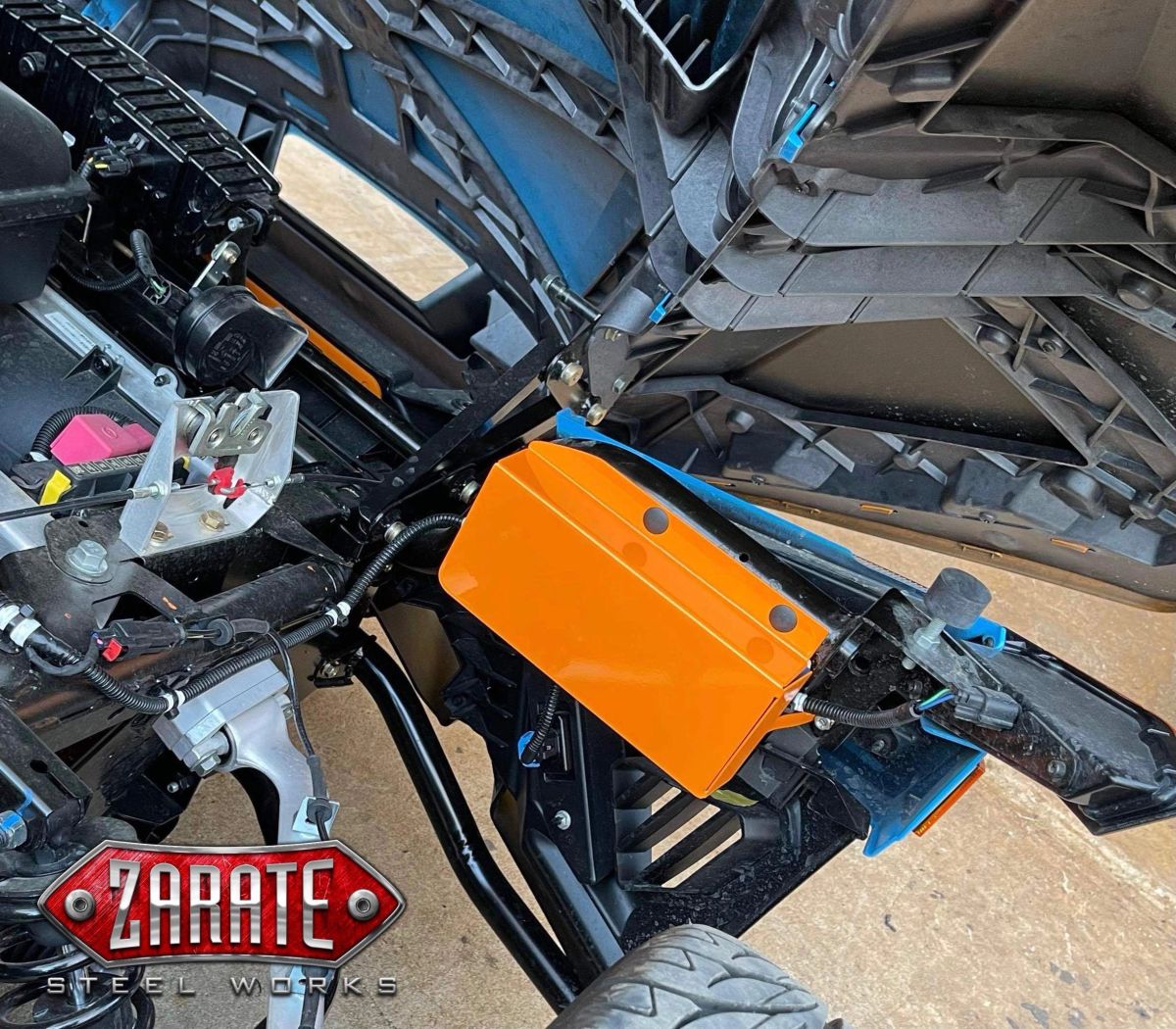 Zarate Steel Works Polaris Slingshot Wiring Headlight Back Covers (Pair)