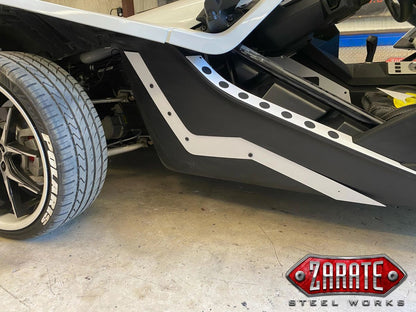 Zarate Steel Works Polaris Slingshot Side Fender Delete Trim Kit (Pair) - Smooth