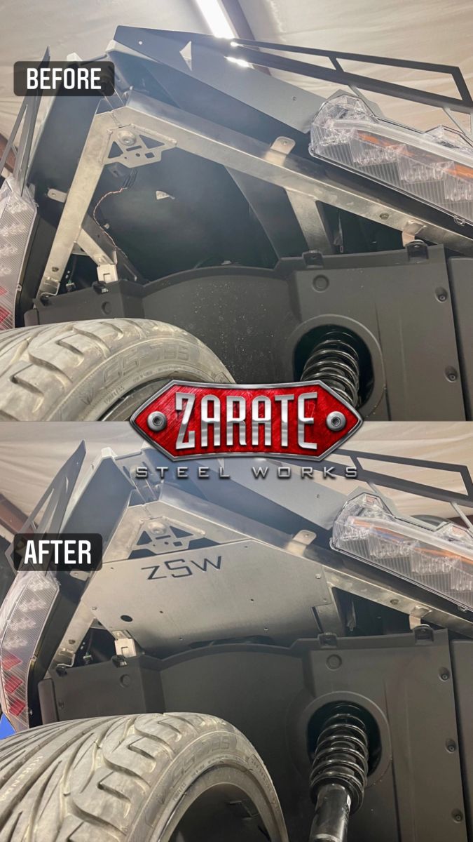 Zarate Steel Works Polaris Slingshot Rear Deck Plate