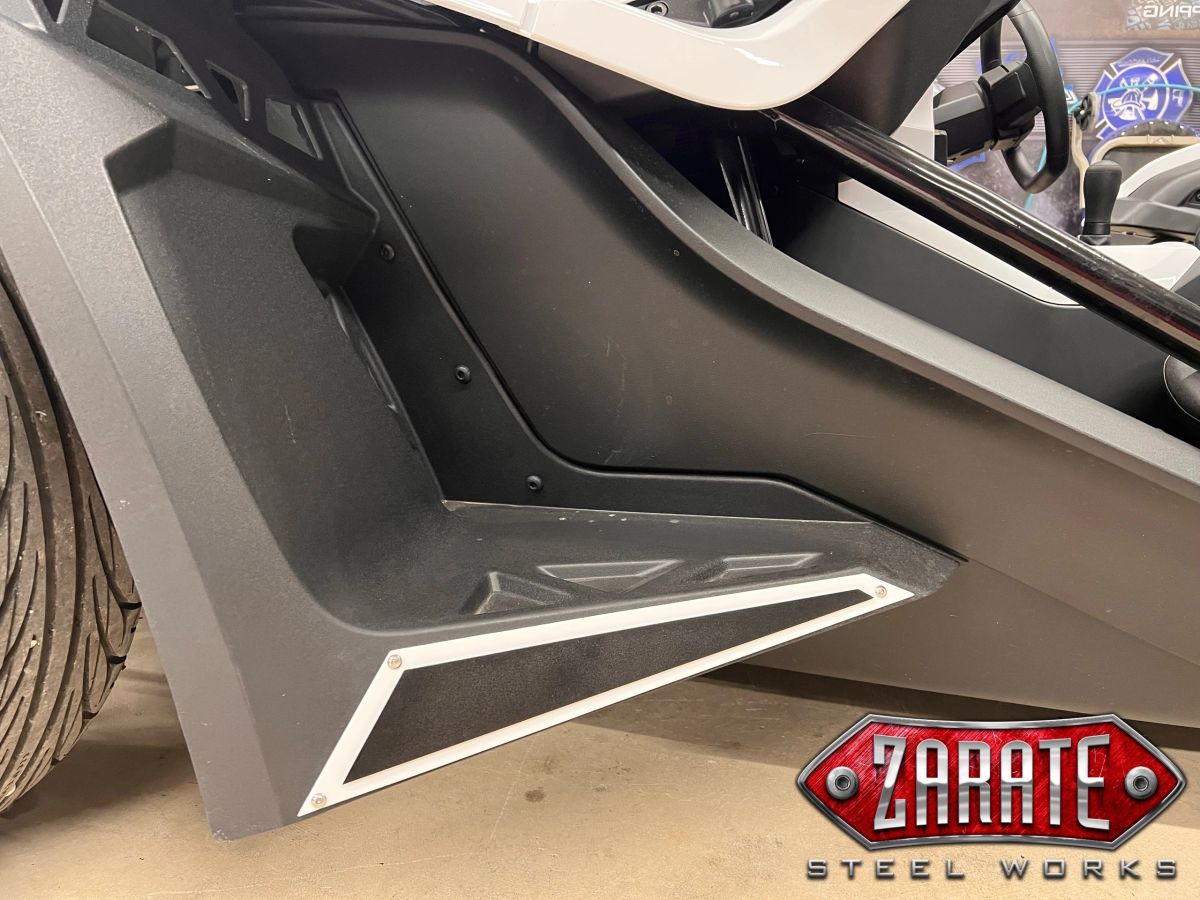 Zarate Steel Works Polaris Slingshot Dual Layer Fender Accent Trim (Pair) - Smooth Design
