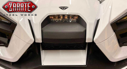 Zarate Steel Works Polaris Slingshot Front Upper Bumper Plate- Smooth Design
