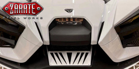 Zarate Steel Works Polaris Slingshot Front Upper Bumper Plate- Geo Design