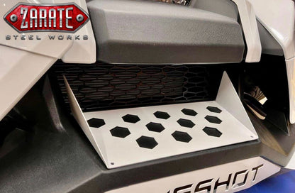 Zarate Steel Works Polaris Slingshot Front Upper Bumper Plate- Honeycomb Design