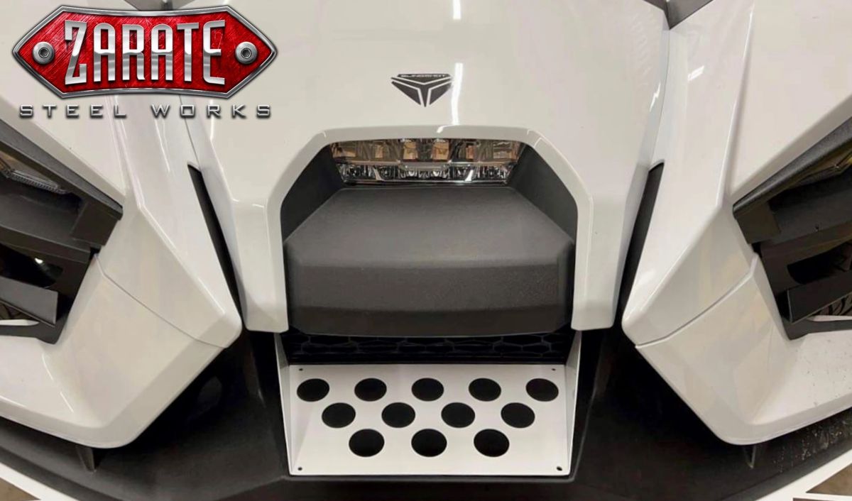 Zarate Steel Works Polaris Slingshot Front Upper Bumper Plate- Speedster Design