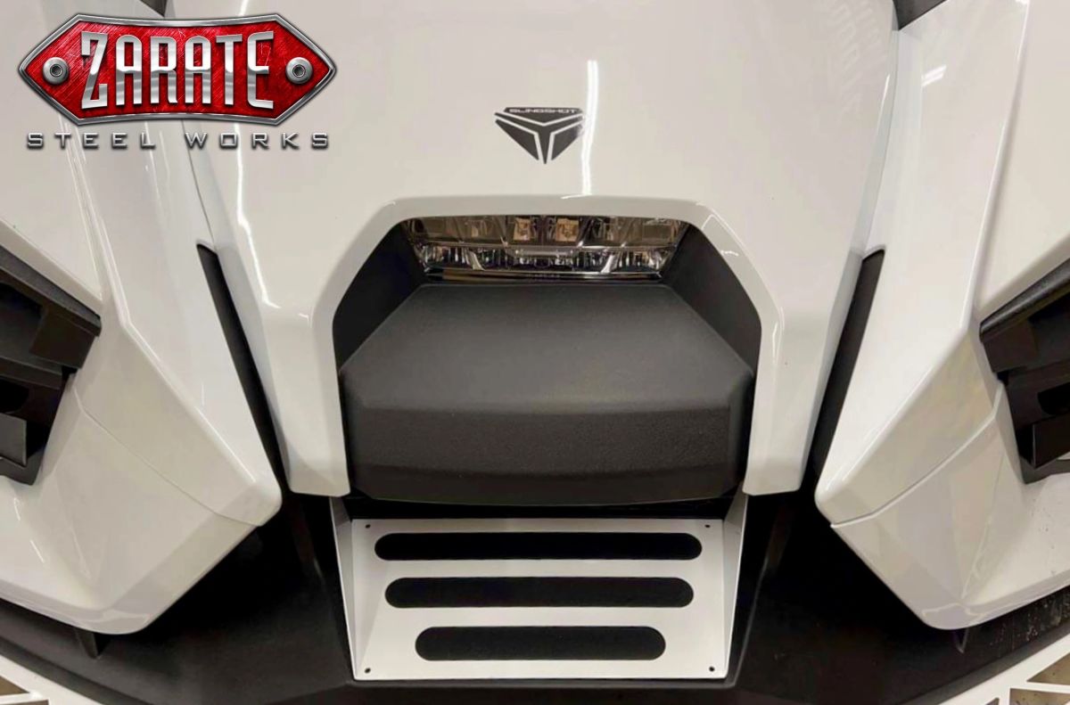 Zarate Steel Works Polaris Slingshot Front Upper Bumper Plate- Trio Design
