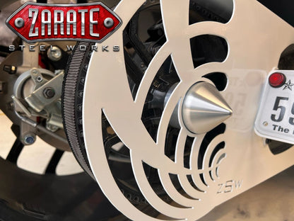 Zarate Steel Works Polaris Slingshot Billet Spike Axle Nut Cover