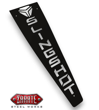Zarate Steel Works Polaris Slingshot Single Layer Hood Vent - Logo