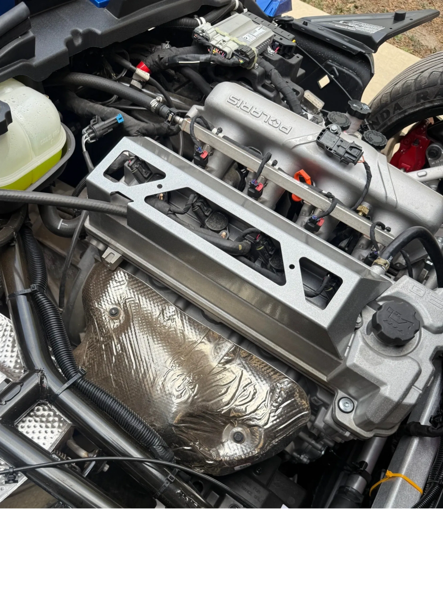 Zarate Steel Works 2020+ Polaris Slingshot Coil Pack Cover – Geo Design