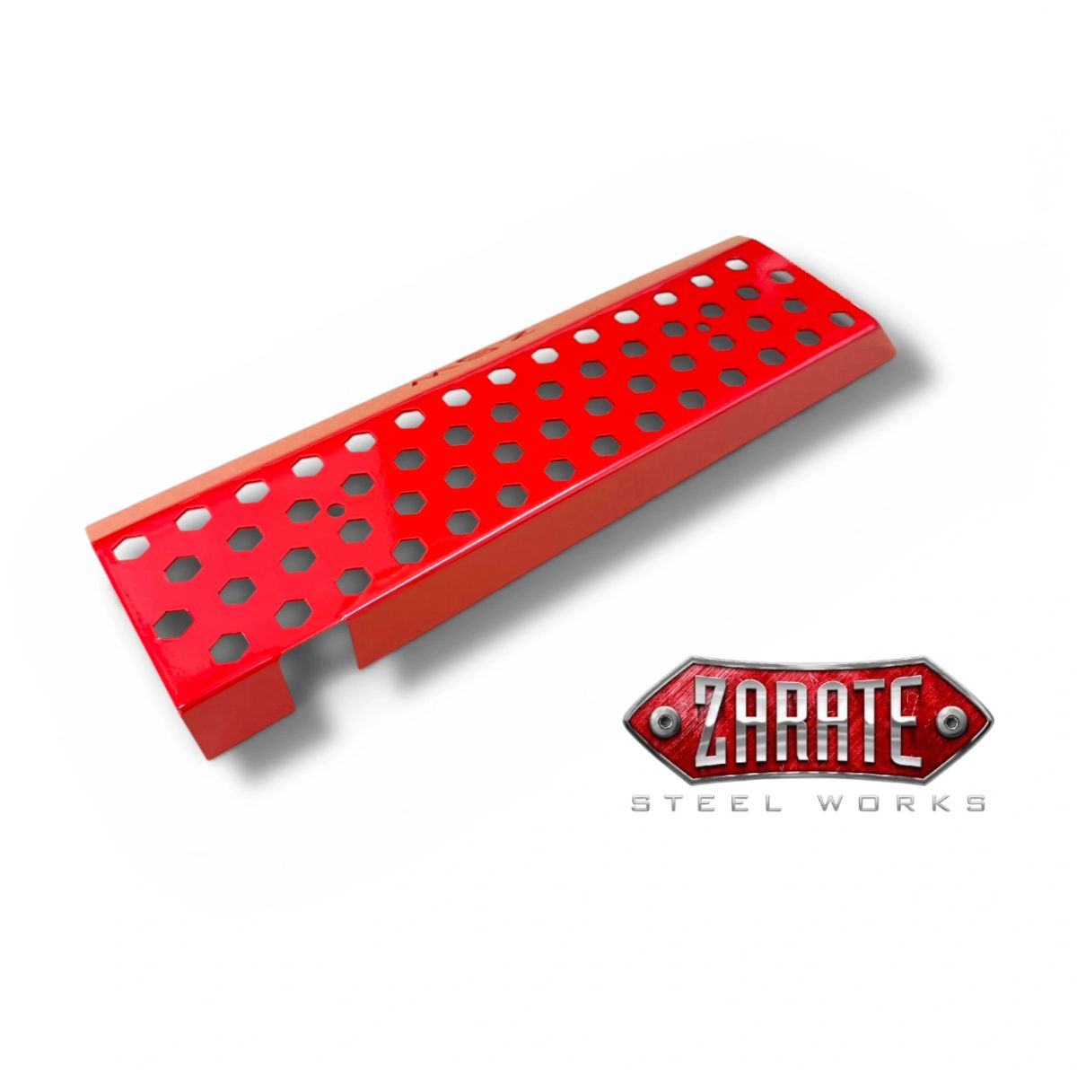 Zarate Steel Works 2020+ Polaris Slingshot Coil Pack Cover – Honeycomb Design
