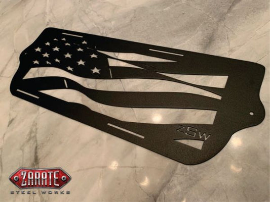 Zarate Steel Works Polaris Slingshot Waved Flag Grille