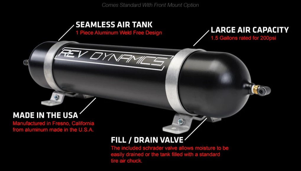 REV DYNAMICS - AIR SUSPENSION KIT FOR THE POLARIS SLINGSHOT