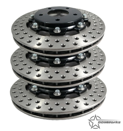 DDM UPGRADED BRAKE ROTORS, SET OF 3