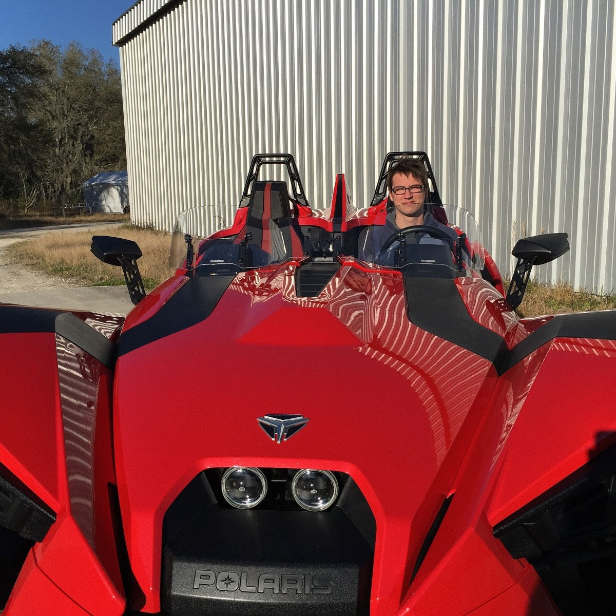 MADSTAD DUAL 10" DOUBLE BUBBLE WINDSHIELD SYSTEM FOR THE POLARIS SLINGSHOT (2015-2019)