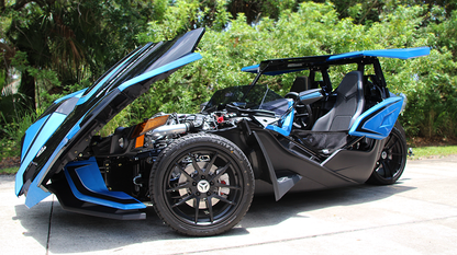 TWIST DYNAMICS STING-RAY ROOF SYSTEM FOR THE POLARIS SLINGSHOT (2015-2024* | SQUARE ROLL HOOPS)